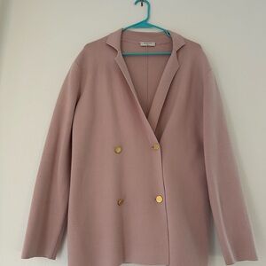 Aritzia oversized rose cardigan sweater